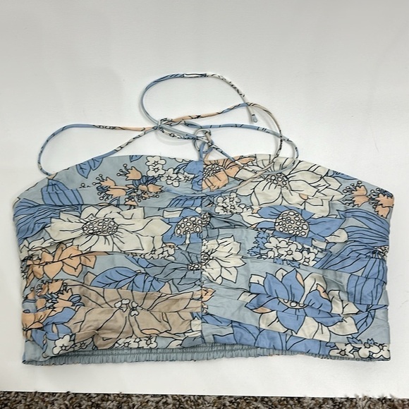 J.Crew Collection textured satin skirt set in Zinnia floral. XL.Top is NWT - Picture 9 of 16